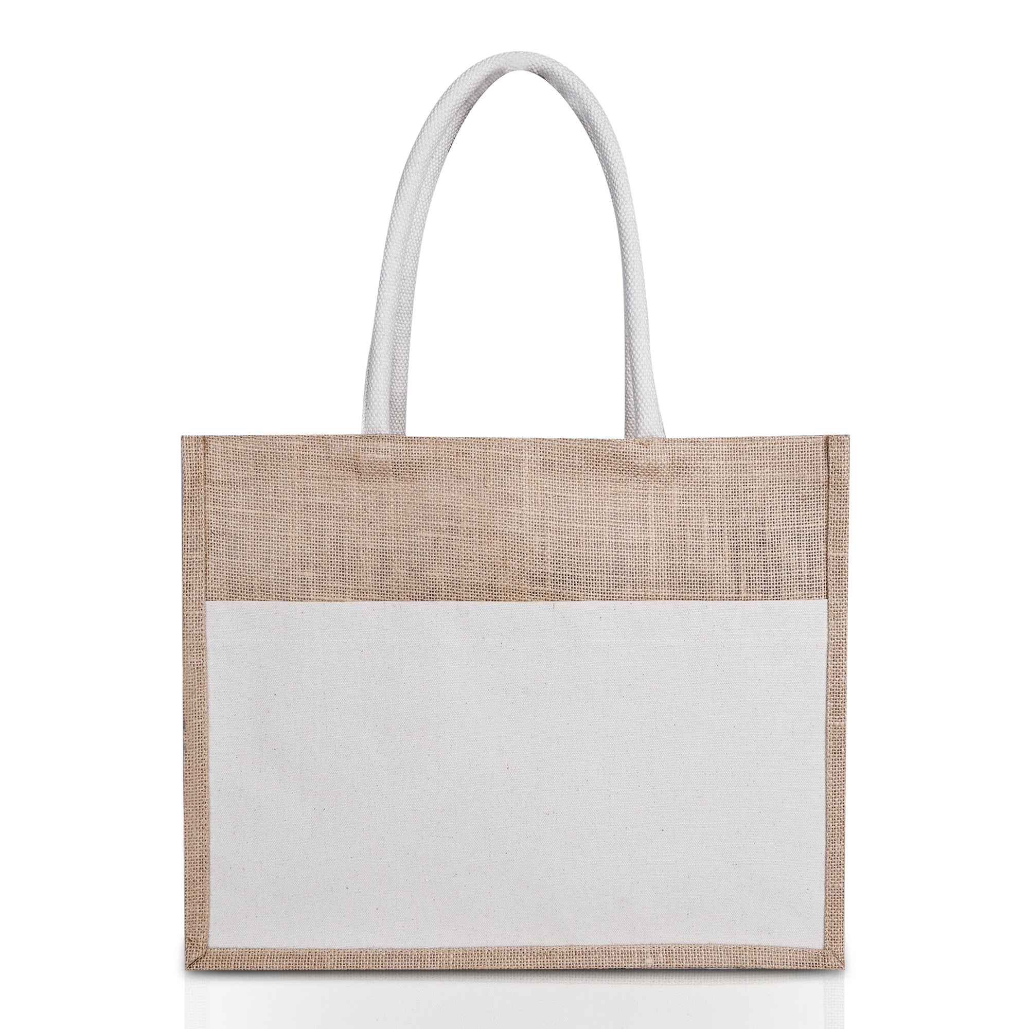 Metro Jute/Canvas Handbag