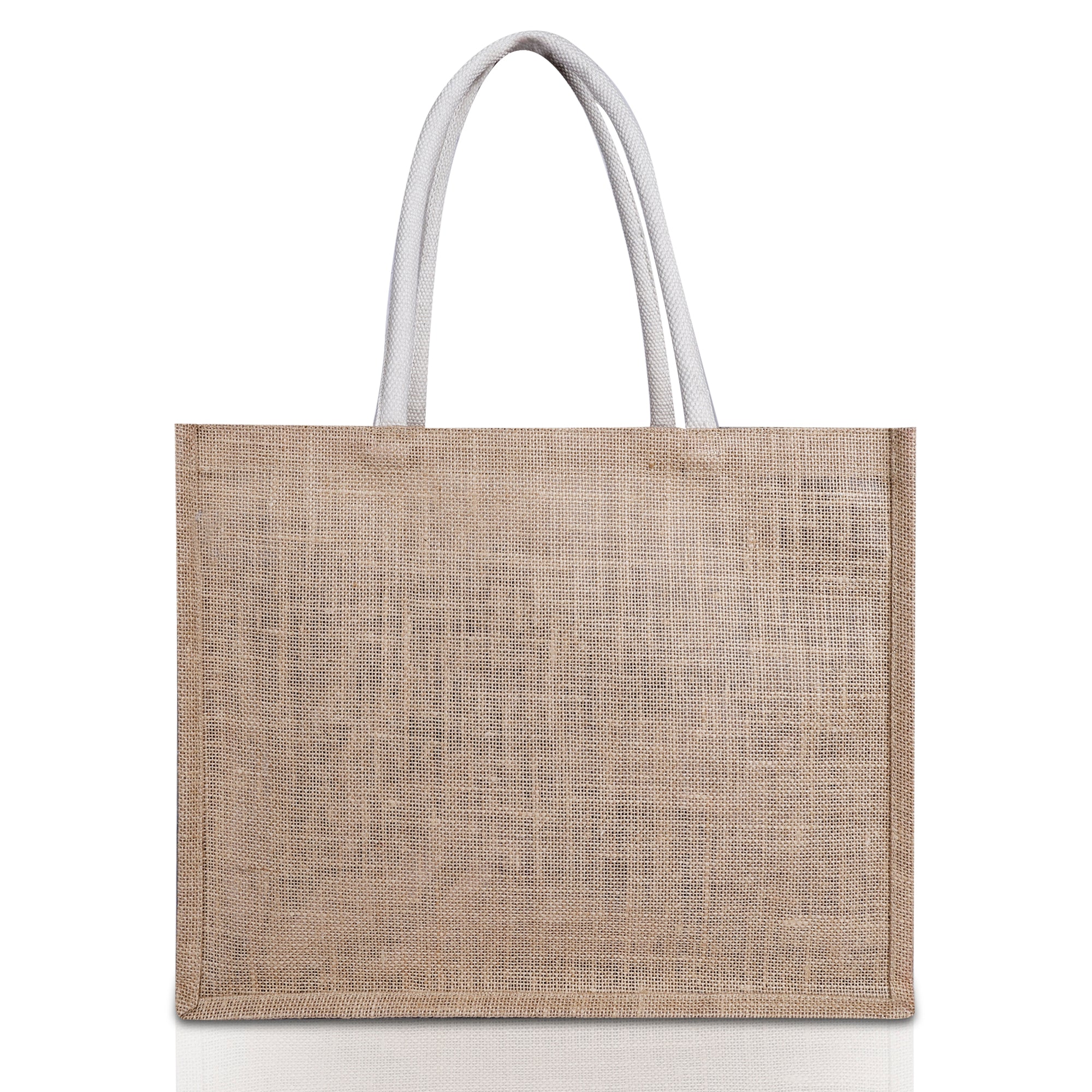 Metro Jute/Canvas Handbag